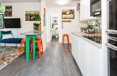 Historic Uptown House | Hello Dali Our Playful Art-Inspired Upstairs Apartment Near Downtown Walkable