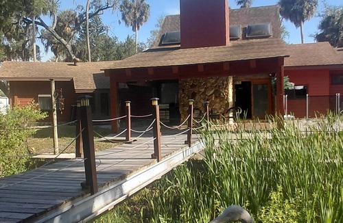 Port Richey House | Hidden oasis on 16 quiet acres and a private 6 acre 120' spring fed lake.