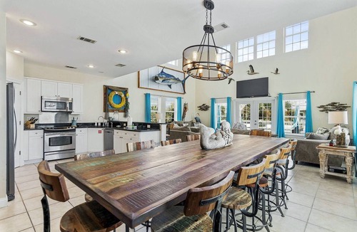 Holiday Isle House | Holiday Isle Home with Pool, Views & Tiki Cruise