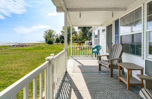 Harbor Beach House | Lake View Home w/Deck, Yard & Fire Pit!