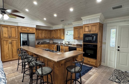 Madison Cabin | Lakefront Cabin on Cherry Lake with Basement Gameroom and Dock!