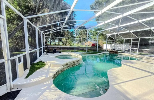 Kissimmee House | lakeview 20 guest/pets/game room/Cinema/private spa/Pool