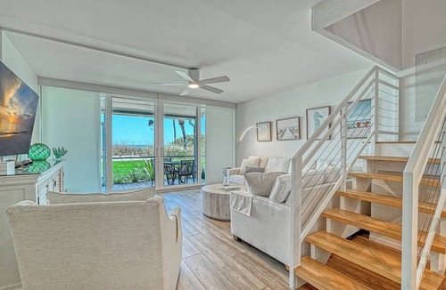 Longboat Key Condo | LaPlaya 102B-Directly on the beach with the warm Gulf waters waiting!