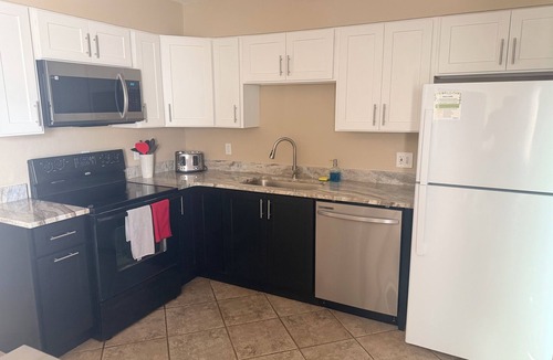 Tallahassee House | Large fenced in yard with updated kitchen