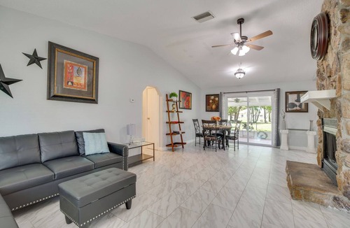 Palm Bay House | Large Yard, Porch! Pet-Friendly Home in Palm Bay