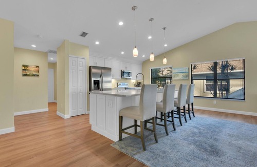 Lochmoor Waterway Estates Villa | Littlestone Villa updated 2-bedroom duplex with spa looking out to wilderness
