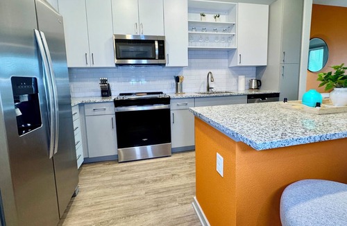 Southside Apartment | Lux King Bed Pool Gym Near Stadium TownCenter Mayo