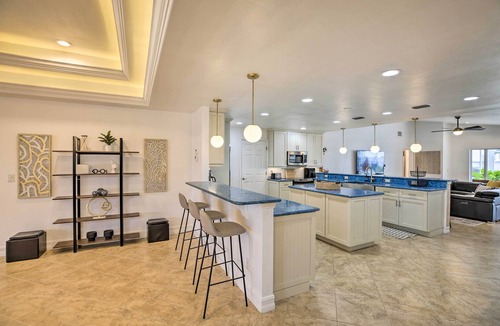 Caloosahatchee House | Luxe Waterfront Home w/Pool & Dock in Cape Coral