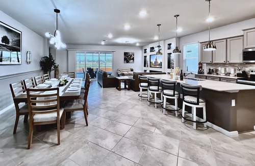 Four Corners Villa | Luxurious Brand New 8 Bed 6 Bath Disney Theme Villa With Free Heated Pool & BBQ