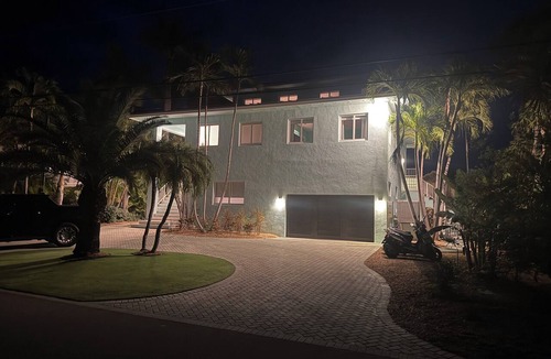 Marathon House | Luxury Duck Key Waterfront Estate-Heated-Chilled-Pool-Spa Boat Lifts Golf Cart