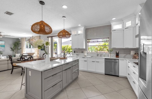 Trailer Estates House | Luxury Escapes Home with Heated Pool & Spa Near IMG and Siesta Key Beach.