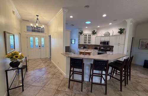 Mallory Square House | Luxury Golf Retreat w/pool in The Villages/Golf Cart Included/Prime Location