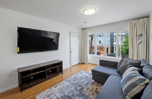 East Newark Apartment | Luxury Turnkey Living: 3BR/2BA Near Transit