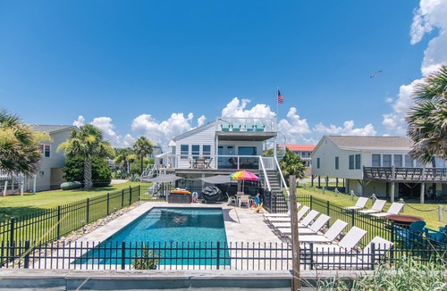 Edisto Island House | Marysol Main - Edisto Oceanfront w/Private Pool, 5BR, Stunning Views!