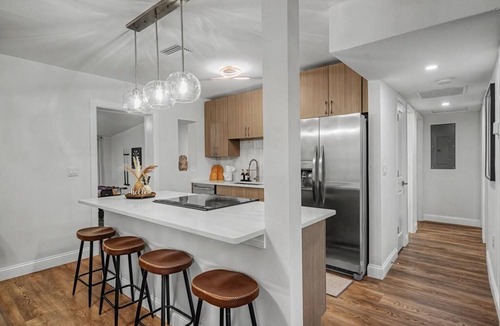 Town N County Park House | Mid-Century Tampa Retreat with Private Pool & Screened Lanai