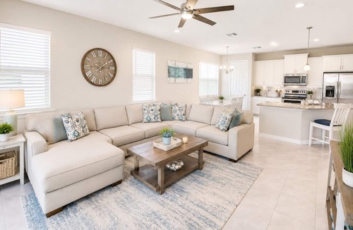 Paloma Villa | Modern furnished large 3 Bedroom Plus Office in Gated Community Near Beaches