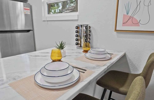 Old Seminole Heights House | Modern Retro Themed Home Close to Coffee and Food!