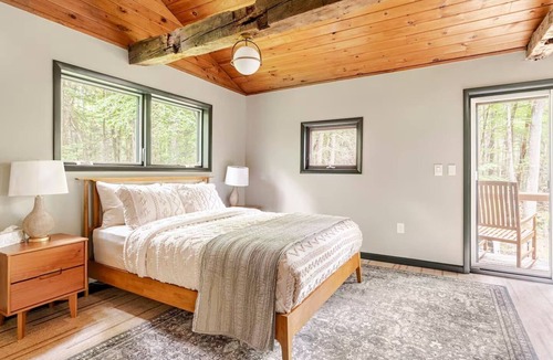 Kerhonkson Cabin | Modern, Serene Cabin with Outdoor Fireplace in Kerhonkson