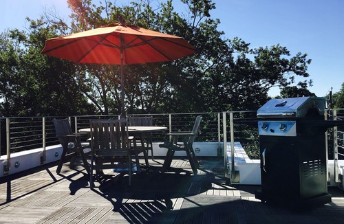 Westport House | Modern Waterfront Home steps from the water in quiet beachside neighborhood