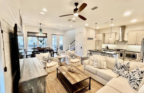 Santa Rosa Beach House | NatureWalk, short walk to pool ~ Golf Cart and Bikes Included