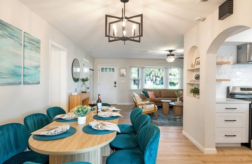 St. Petersburg House | NEW LISTING Waterfront Getaway Dock Game Room Fire Pit Walk to Beach