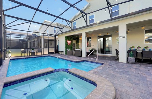 Kissimmee House | NEW! Luxury Disney Themed Resort Home with Heated Pool Spa Theater and Game Room
