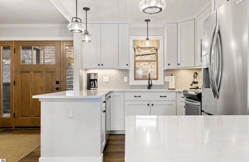 Lake Township House | New! The Sunkissed Beach House - Truly Spectacular Luxury Lakefront Home on Crystal Lake!