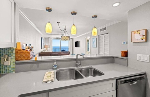 Indian Shores Condo | NEWLY RENOVATED EXTERIOR Beachfront Condo, Pool, Gulf Coast Sunsets!