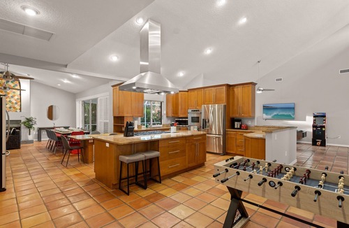 Trailer Estates House | Next to IMG Golf! Heated Pool, Spa, Game Room!