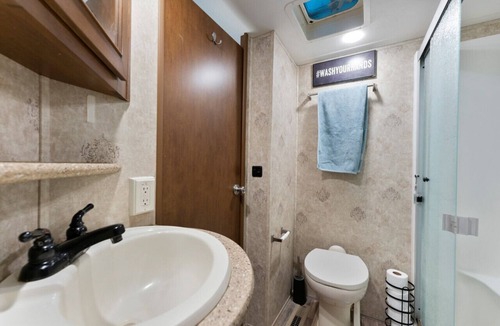 Disston Heights House | Nice spacious RV queen bed plus rollaway twin mattress