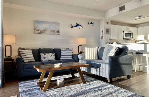 Panama City Beach Condo | Ocean Breeze at Calypso Tower III Amazing Sunsets! Beach chair setup included!