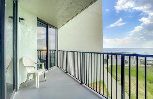 New Smyrna Beach Apartment | Ocean View with a beachfront pool at Ocean Trillium Condo ~ 203