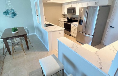South Patrick Shores Condo | Oceanfront by ORL Cocoa Beach Attractions Space Launches fr Balcony New Interior