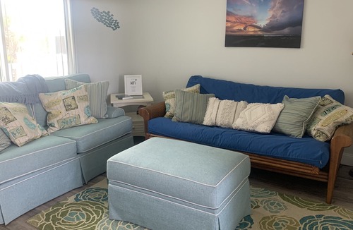 Crescent Beach Condo | Oceanfront condo updated w/pool & river views
