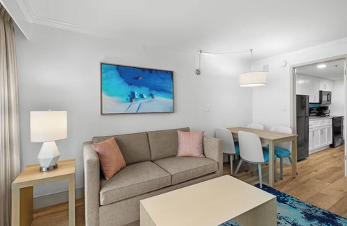 Myrtle Beach Resort | Oceanfront Deluxe 1BR King Suite | Balcony, Pool, 1.2 mi to Broadway
