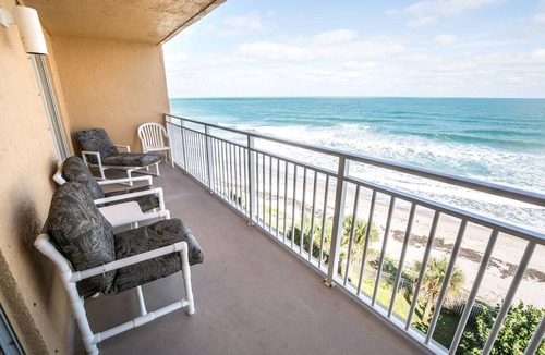 Indian Harbour Beach Condo | Oceanfront 2BR Condo 6th Floor Balcony with Stunning Ocean Views, 603
