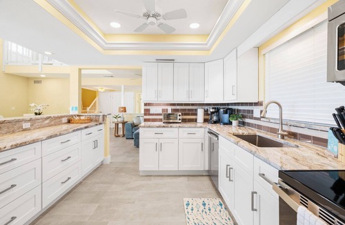Whitney Beach Villa | One-of-a-Kind Villa in Beach Castle Direct Views of the Bay, Walk to Beach