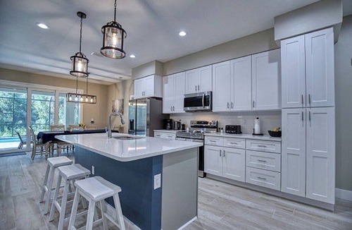 North Port House | Open Concept home with Heated Pool in peaceful North Port 3 Bdrm, 4 Bath + Den