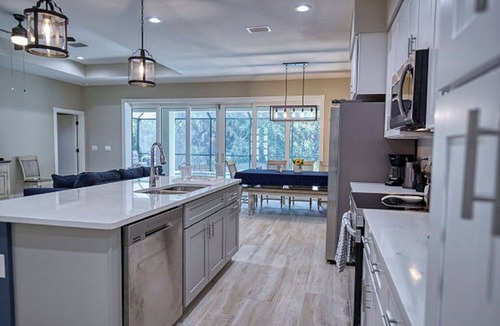North Port House | Open Concept home with Heated Pool in peaceful North Port 3 Bdrm, 4 Bath + Den