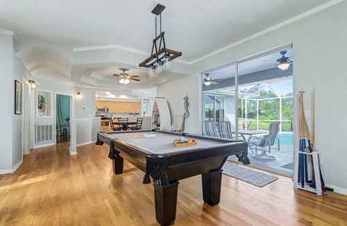 Palm Harbor House | Palm Harbor Retreat with Pool, Firepit, Pool Table & Pet-Friendly