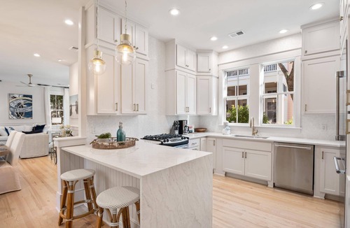 Cottage District House | Park District Home with Carriage House, 6-Passenger LSV, and 4 Bikes