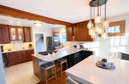 Nutley House | Perfect New York New Jersey Stadium Retreat: Hot Tub, Game Room & Outdoor BBQ