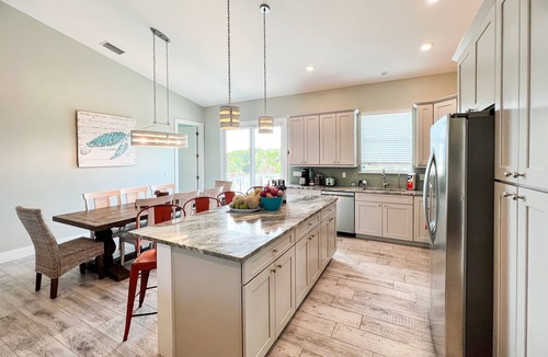 North Captiva House | Pet-Friendly Island Home | Pool, Hot Tub + Cart