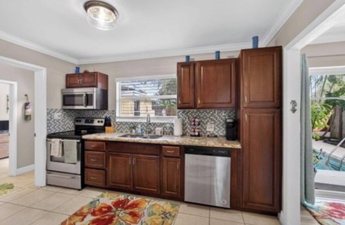 Juno Beach House | Pineapple Cove-Adorable Home W/Private Tropical Pool/close to Beach & Park