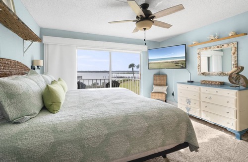 Crescent Beach Condo | Point Matanzas A6 | Pool Access, Boat Dock!