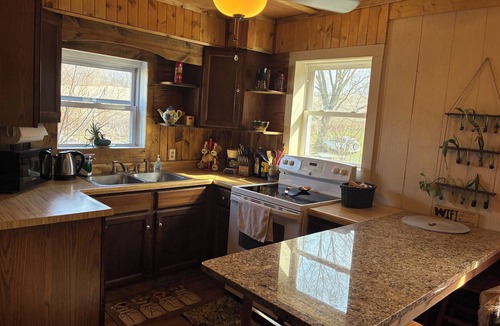 Plainwell Apartment | Private 1 bedroom apartment with private deck and sauna close to ski resorts