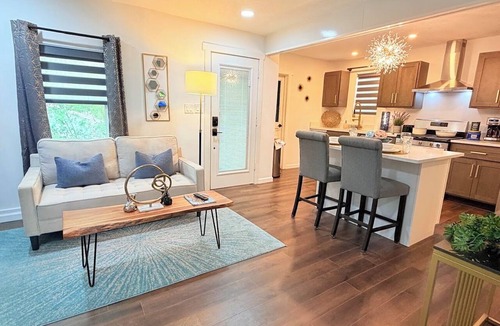 DeLand Condo | Private Balcony Suite with Fountain Views and Rain Shower