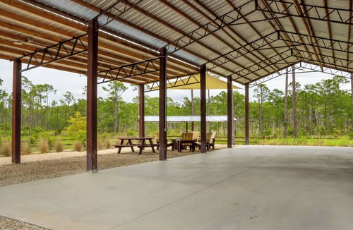 Port St. Joe RV Rental | ☀️ Private Bath - Pet Friendly - Outdoor Kitchen - Treasure Bay 🌴