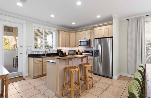 Emerald Waters Village House | Private Beach Access Gated Courtyard Pool Pet Friendly