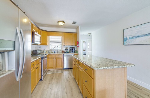 Flor-a-mar House | Private Dock! Canalfront Home: 4 Mi to Beaches